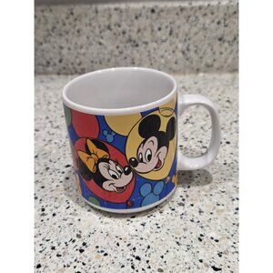 Vintage Classic Disney Character 8 Ounce Coffee Mug Cup Bright Primary Colors